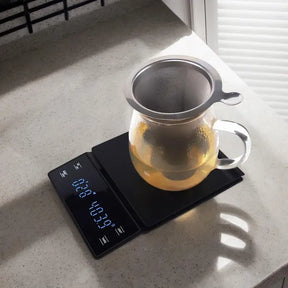 Rechargeable Espresso Scale USB Rechargeable Small Coffee Scale 3Kg/0.1g Kitchen Scale Portable Espresso Scale For Home