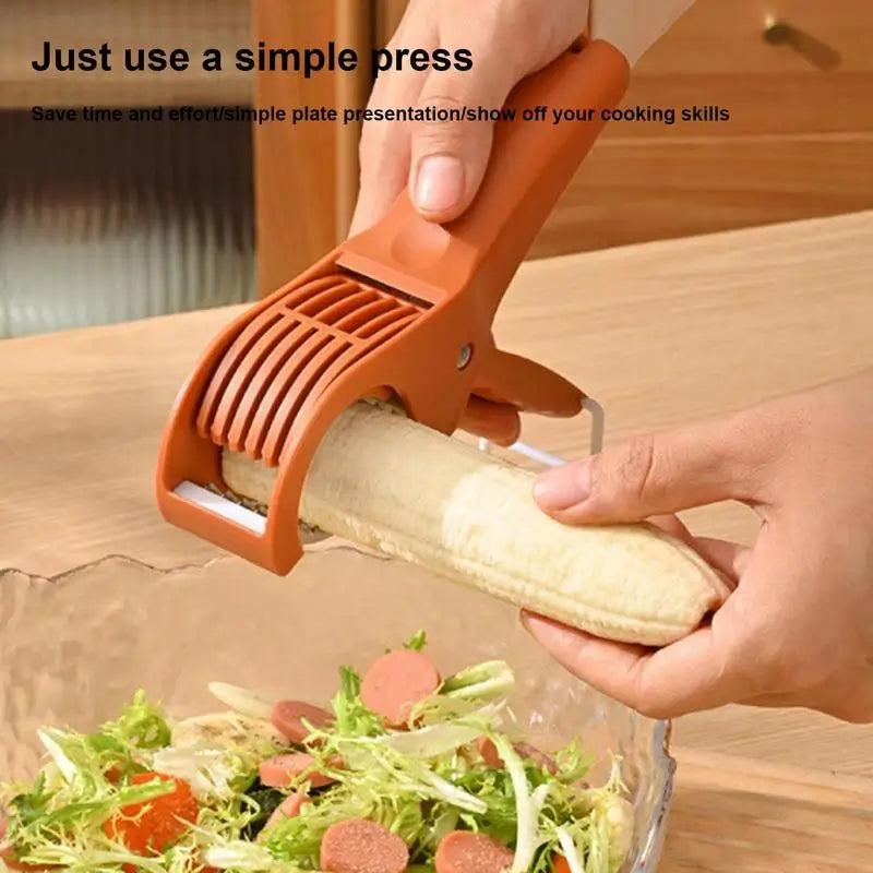 Salad Cutter Chopper Portable Manual Fruit Slicer Creative Vegetable Slicer Kitchen Gadgets Chopping Tool Press Fruit Slicer