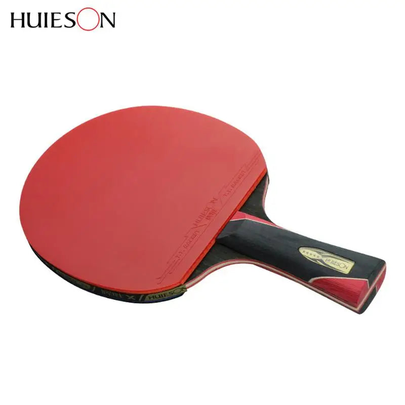 5 Star Carbon Fiber Table Tennis Racket Double Pimples-in Rubber PingPong Paddle Bat With Bag Dropshipping