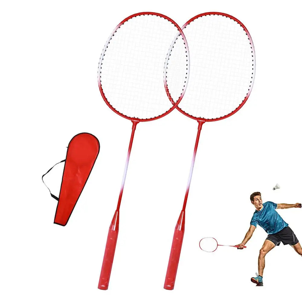 Badminton Racquet Portable Badminton Rackets Set For Adults Badminton Set For Adults Outdoor Recreation Accessories Sports Gear