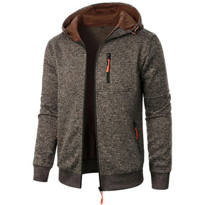 Men Sweater Jacket Winter New Thick Men Warm Parka Jackets Men's High Quality Classic Fashion New Zipper Padded Jacket