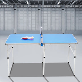 Table Tennis Table,Portable Foldable Table Indoor Outdoor Game with Balls and Net,Easy Assembly,for Home Office Family