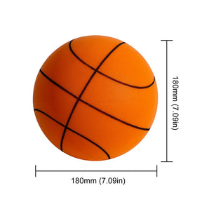 18/21/24CM Kids Bouncing Mute Basketball Squeezable Mute Bouncing Basketball Indoor Silent Ball Foam Basketball Bounce Football