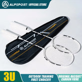 ALP 3U SS Badminton Racket Ultra-light T800 carbon fiber MAX 32Lbs Badminton Racket Club With badminton string and badminton bag