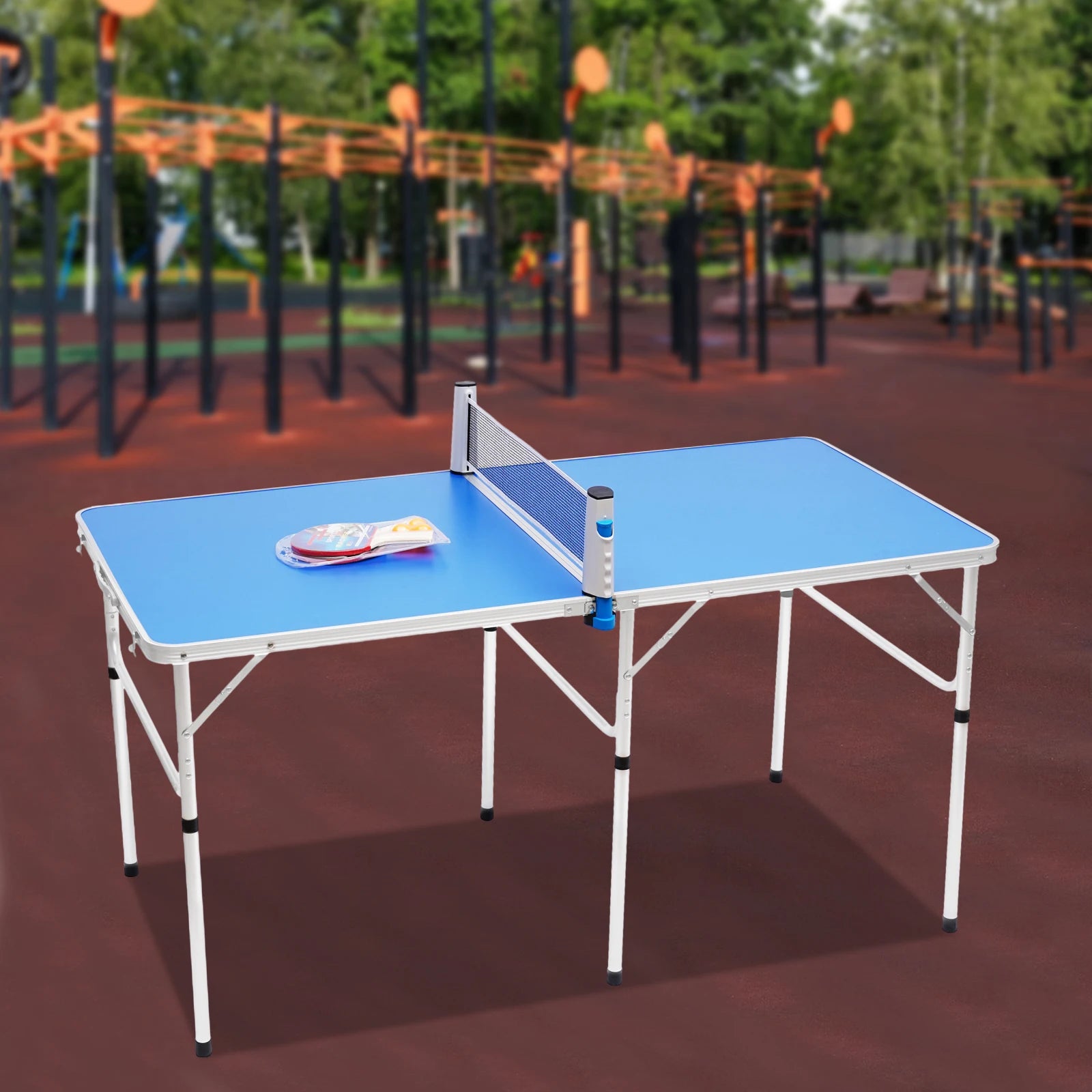 Table Tennis Table,Portable Foldable Table Indoor Outdoor Game with Balls and Net,Easy Assembly,for Home Office Family