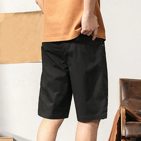 Men'S Summer New Work Shorts Youth Fashion Personality Big Pocket Retro Zipper Capris Loose And Men's Big & Tall Athletic Shorts