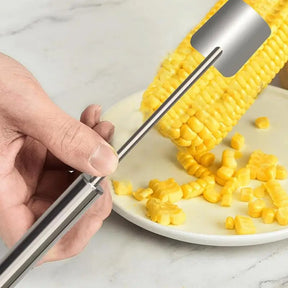 Corn Cob Peeler Stainless Steel Corn Peeling Tool Corn Stripper Tool Corn Thresher Cutter for Home Kitchen Restaurant Supplies