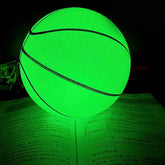 Luminous Basketball Glow In Dark Night Light Basketball Illuminated Reflective Glowing Kids Bouncy Balls For Play Indoor Outdoor