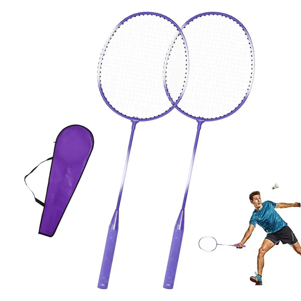 Badminton Racquet Portable Badminton Rackets Set For Adults Badminton Set For Adults Outdoor Recreation Accessories Sports Gear