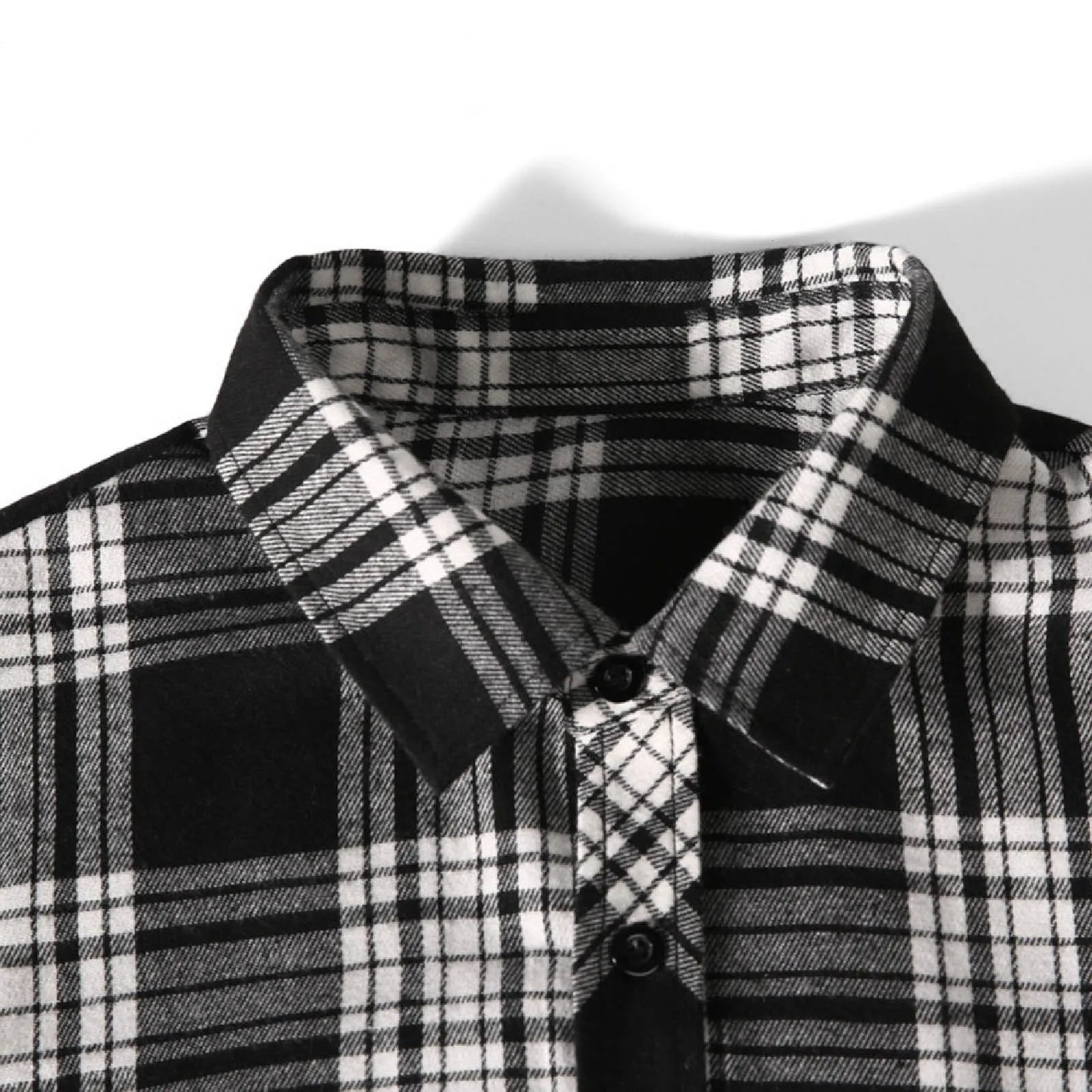 Plaid Long Sleeved Shirt Mens' Plus Size Fashionable Cardigan Autumn Jacket Casual Shirts Long-Sleeve Coats For Man Baggy