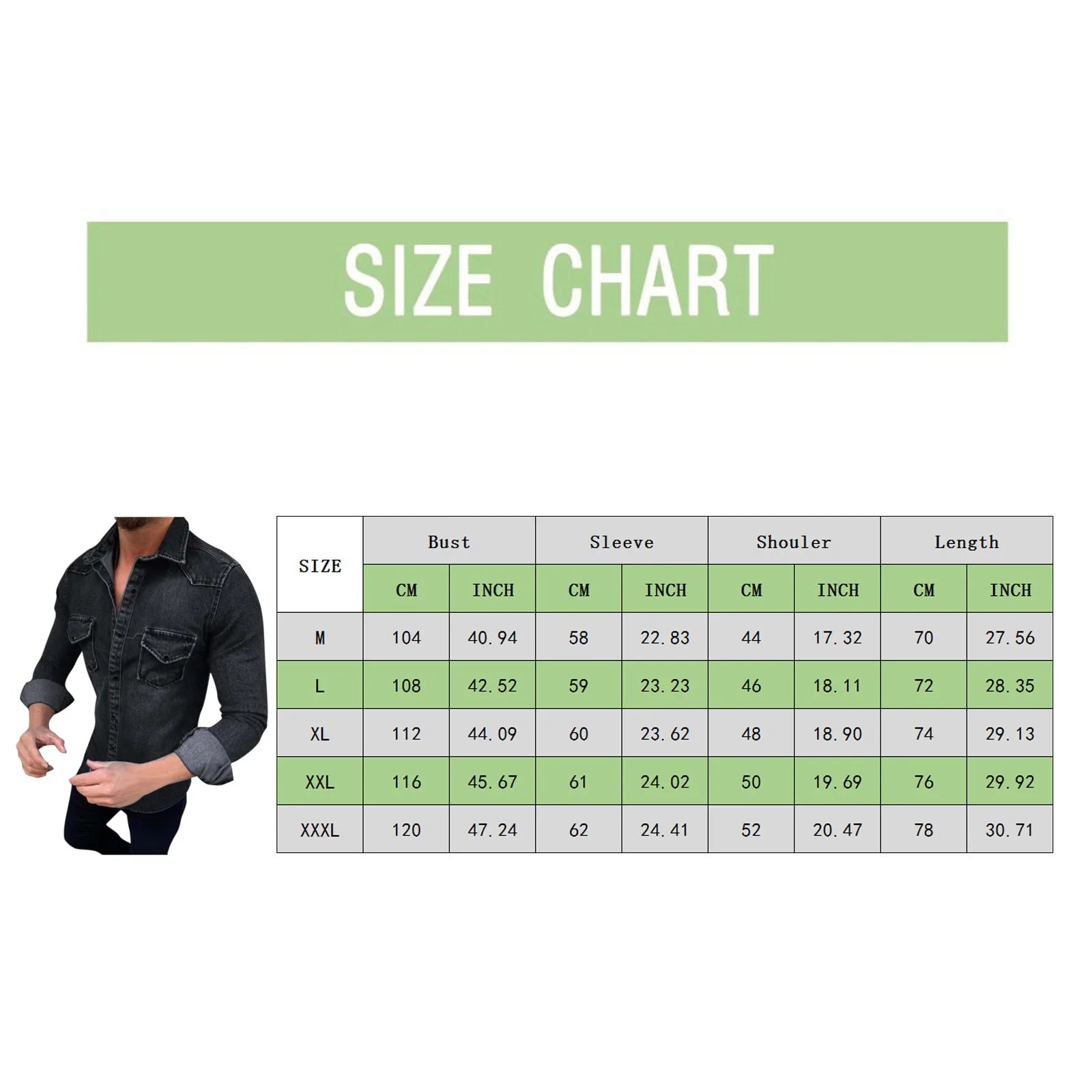 Men's Slim Fitting Denim Shirts Fashion Handsome Long Sleeve Jeans Jacket or Men Soft Solid Two Pockets Slim Elastic Shirts