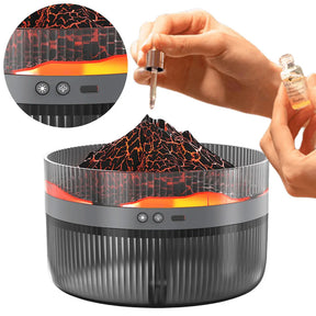 1.5L Volcano Humidifier Essential Oil Diffuser Cool Mist Humidifier Aroma Diffuser for Home Office Bedroom