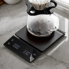 Rechargeable Espresso Scale USB Rechargeable Small Coffee Scale 3Kg/0.1g Kitchen Scale Portable Espresso Scale For Home