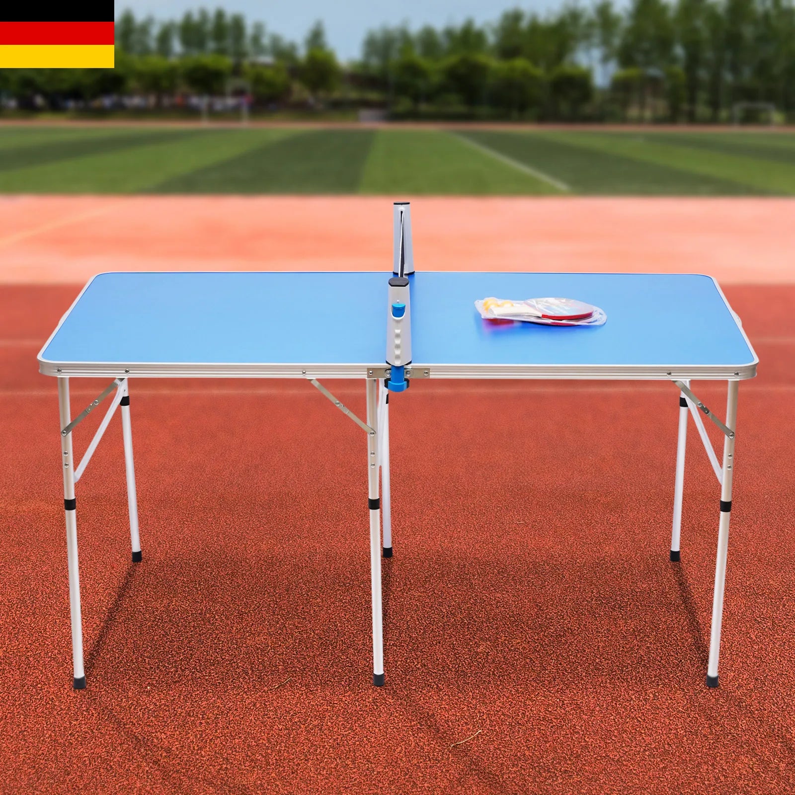 Table Tennis Table,Portable Foldable Table Indoor Outdoor Game with Balls and Net,Easy Assembly,for Home Office Family