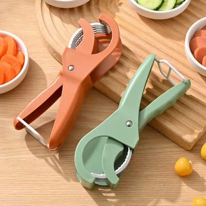 Salad Cutter Chopper Portable Manual Fruit Slicer Creative Vegetable Slicer Kitchen Gadgets Chopping Tool Press Fruit Slicer