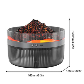 1.5L Volcano Humidifier Essential Oil Diffuser Cool Mist Humidifier Aroma Diffuser for Home Office Bedroom