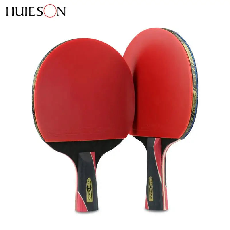 5 Star Carbon Fiber Table Tennis Racket Double Pimples-in Rubber PingPong Paddle Bat With Bag Dropshipping